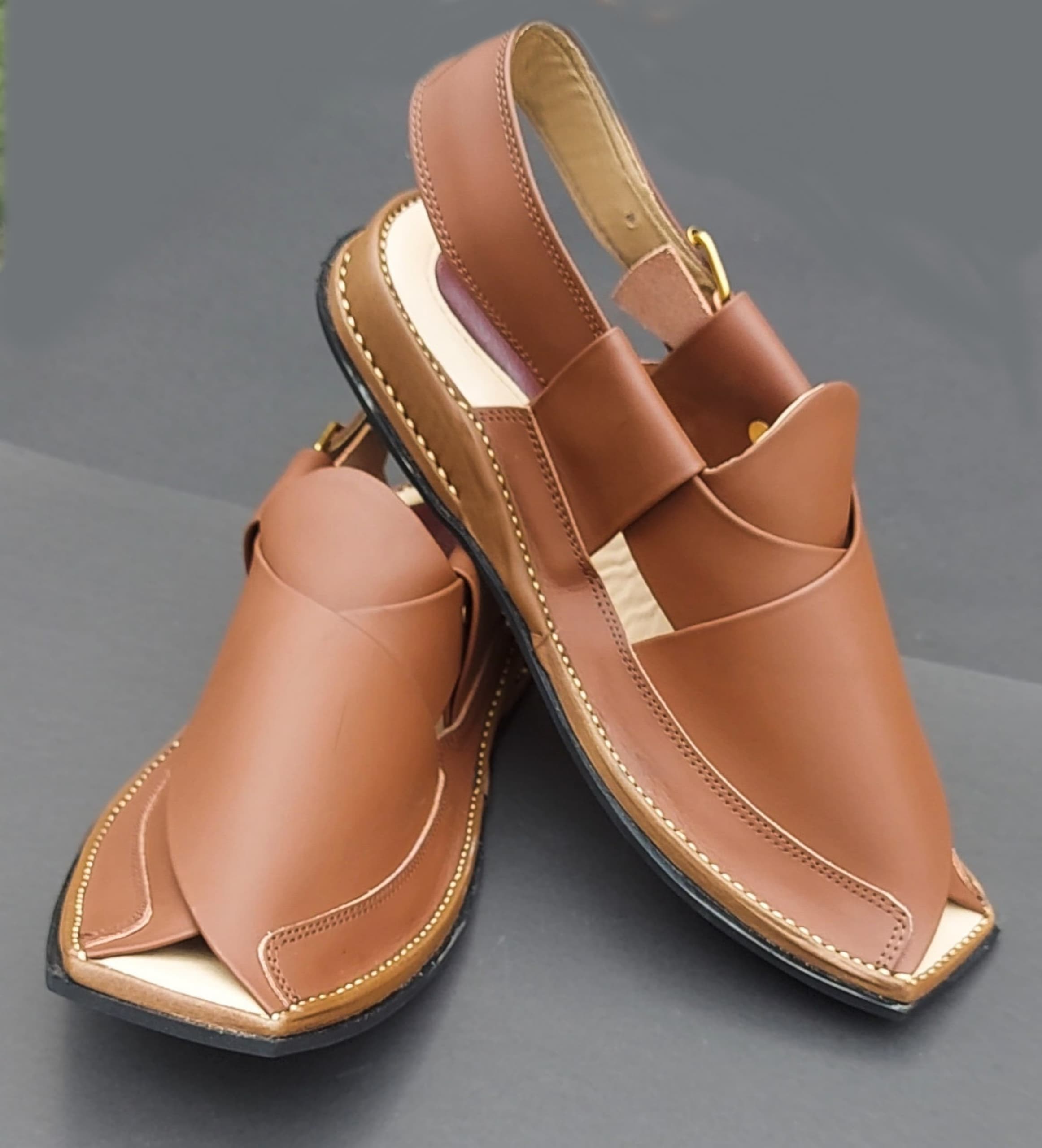 Handmade Original Leather Peshawari Chappal