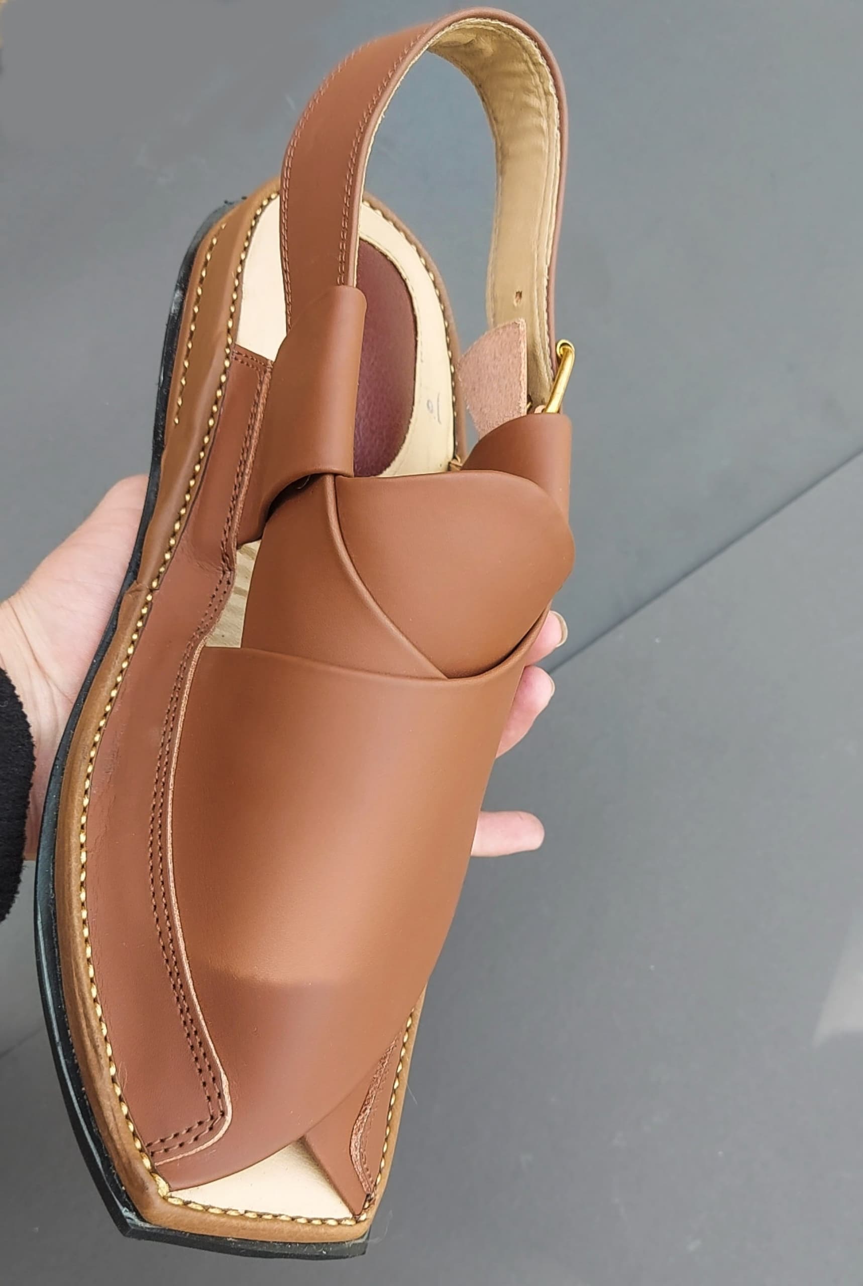 Handmade Original Leather Peshawari Chappal