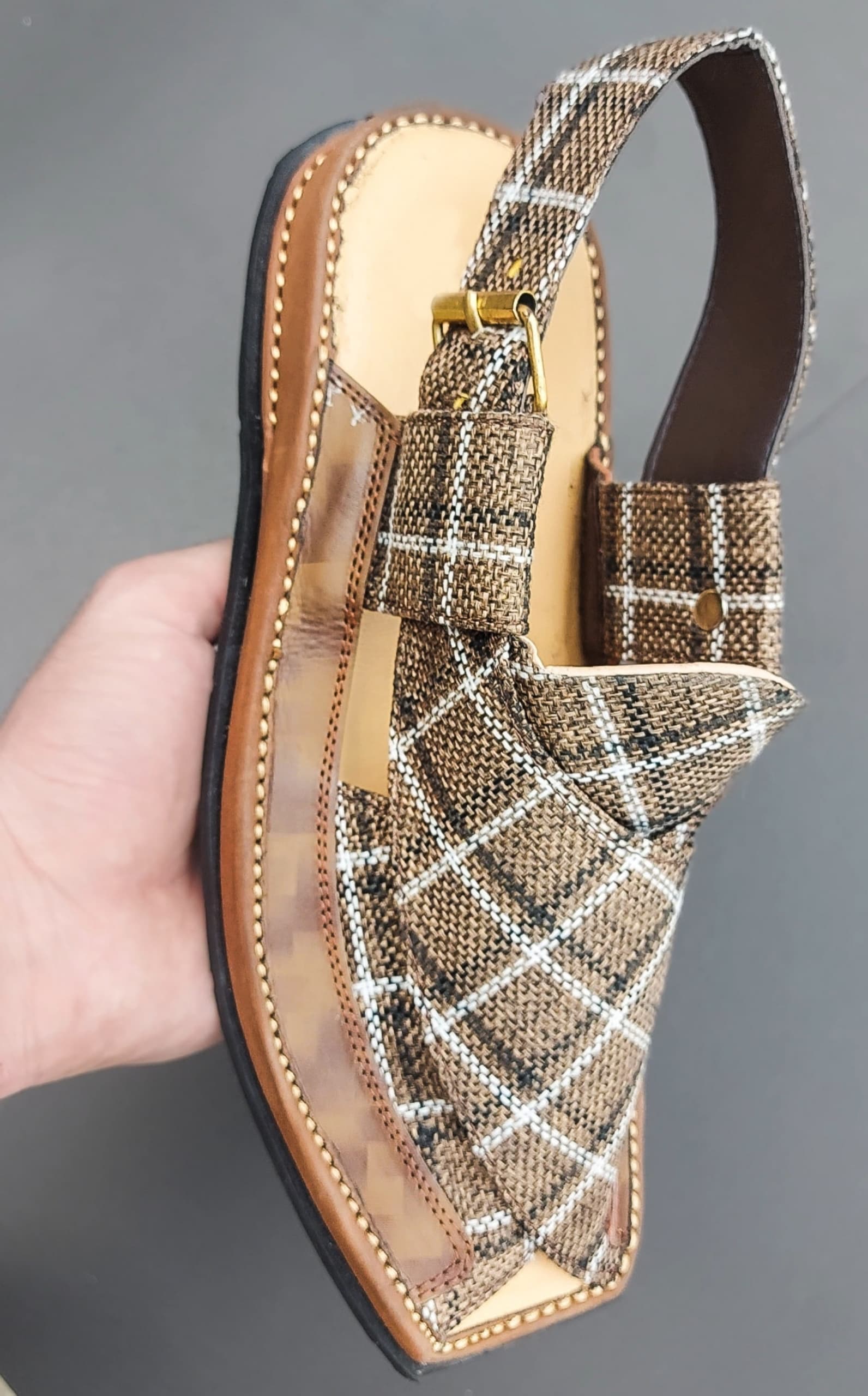 Handmade Original Leather Peshawari Chappal